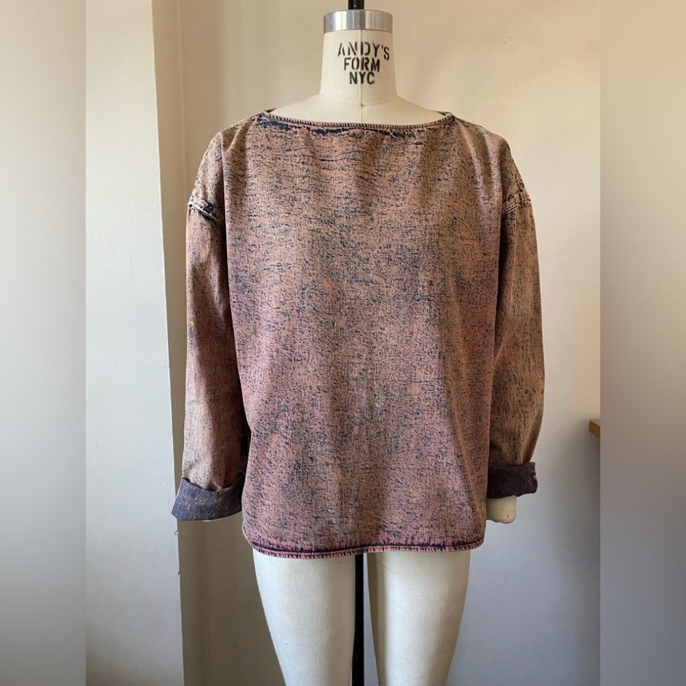 Rachel Comey Soft Pink Acid Wash Top
